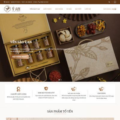Theme wordpress bán yến sào 03