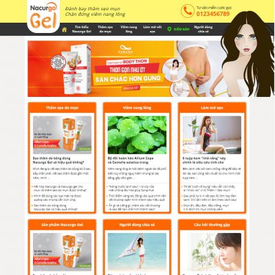 Theme wordpress tin tức mỹ phẩm affiliate